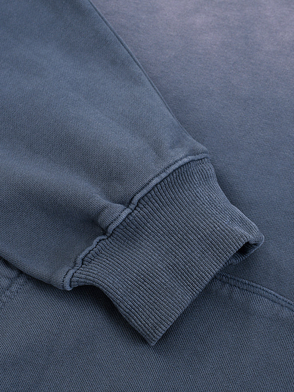 ELXR 001 Washed Hoodie Black with Green